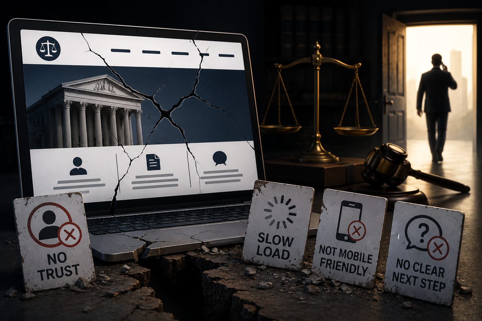 Why Most Law Firm Websites Lose Cases Before the First Call