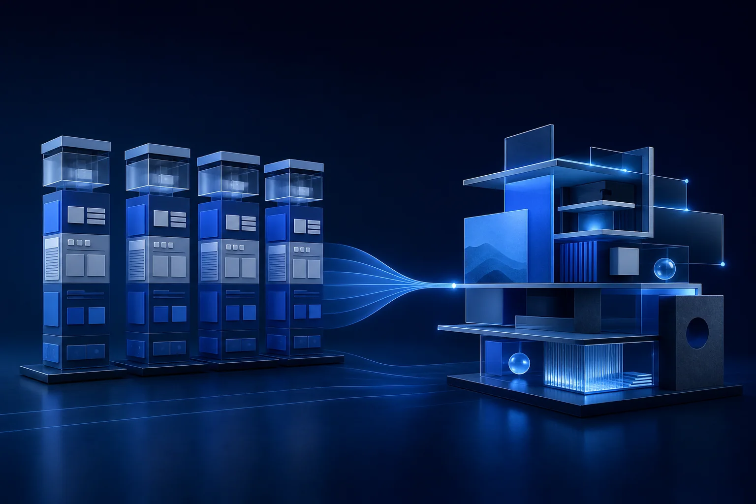 Editorial illustration for Wix, Squarespace, WordPress & Elementor vs Custom